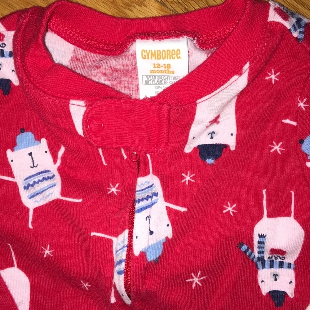 Gymboree 12/18 month cotton footless pajamas